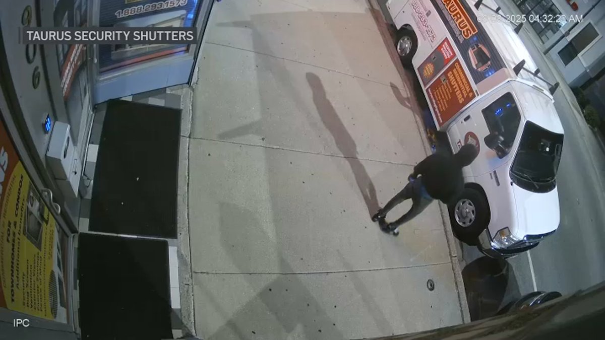 Video shows thieves steal catalytic converter off work truck in just 68 seconds