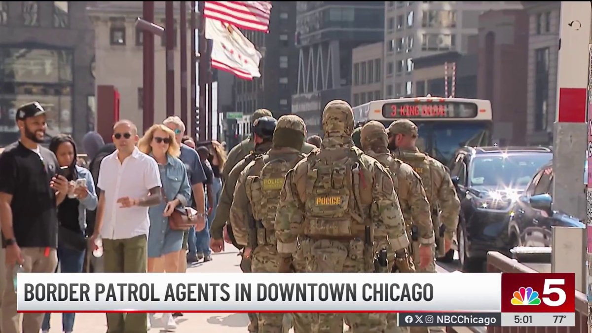 Leaders respond to Border Patrol agents in downtown Chicago – NBC Chicago