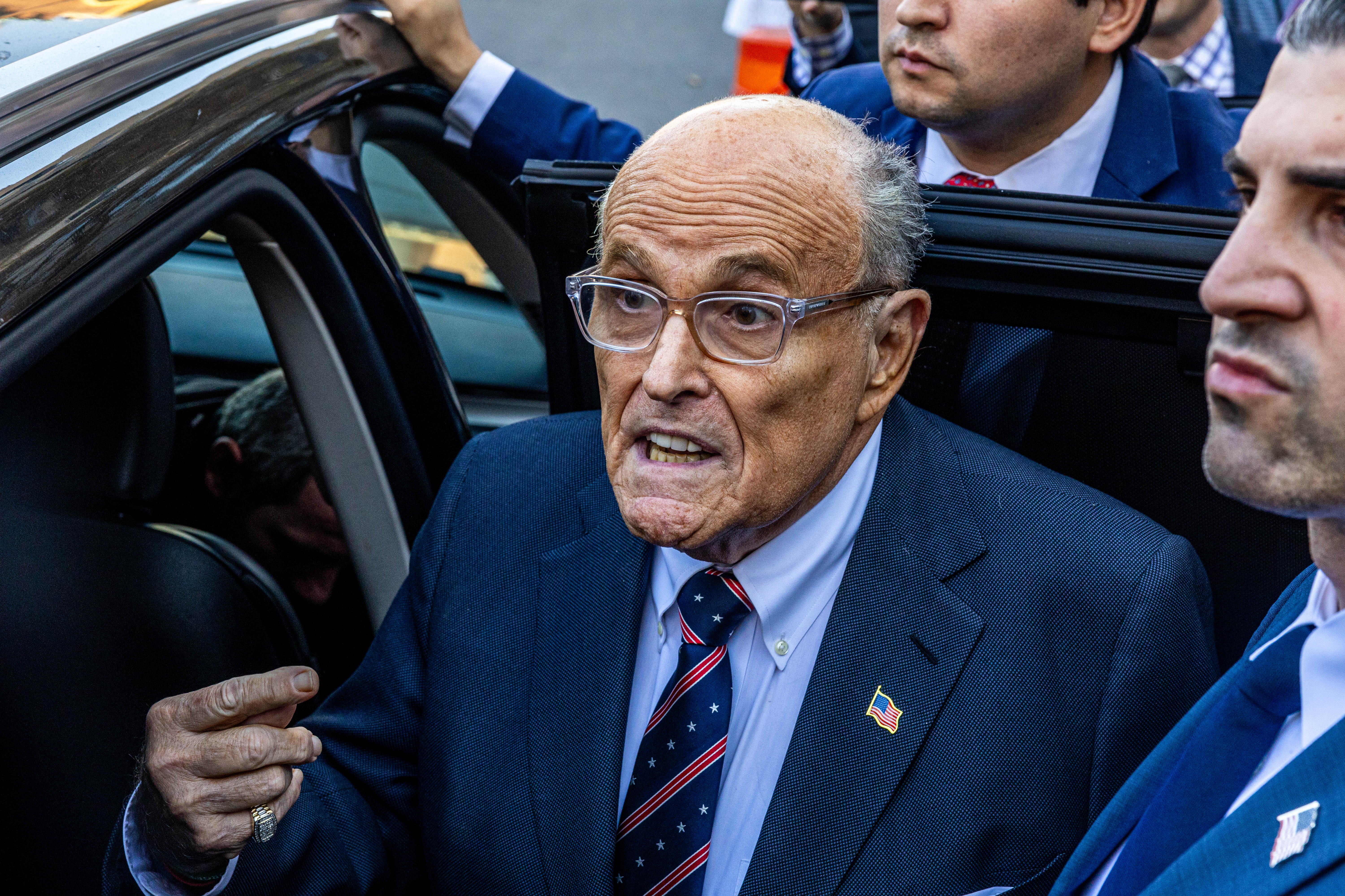 Rudy Giuliani hospitalized in critical condition, Trump says