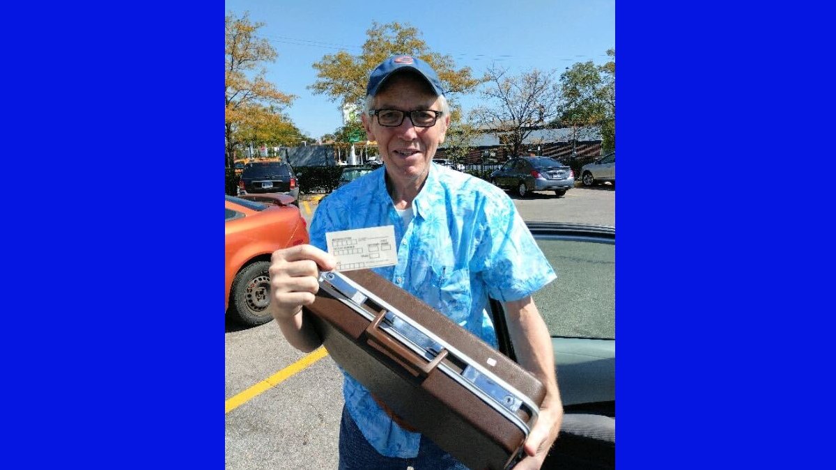 Suburban animal chiropractor reunited with briefcase after 2-month search Suburban animal chiropractor reunited with briefcase after 2-month search