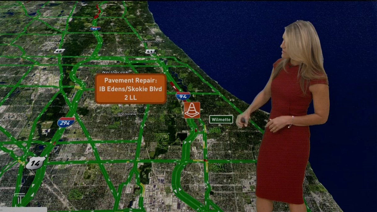 Lanes closed on inbound Edens Expressway due to pothole; delays, backups expected