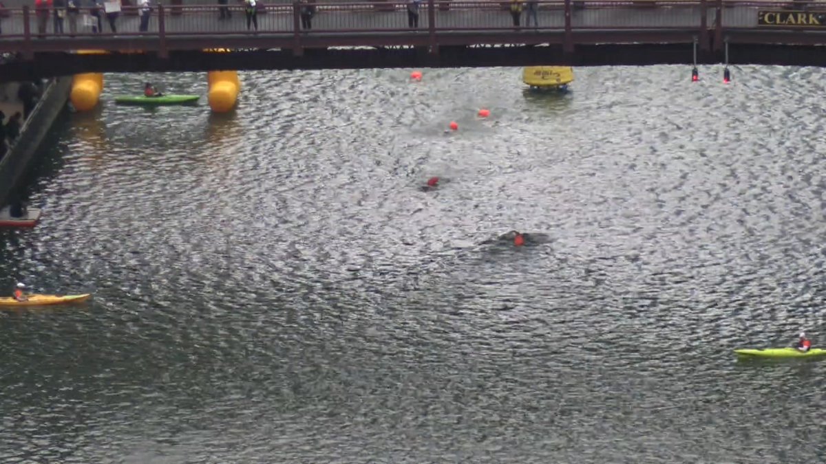 First-in-a-century Chicago River swim takes place Sunday