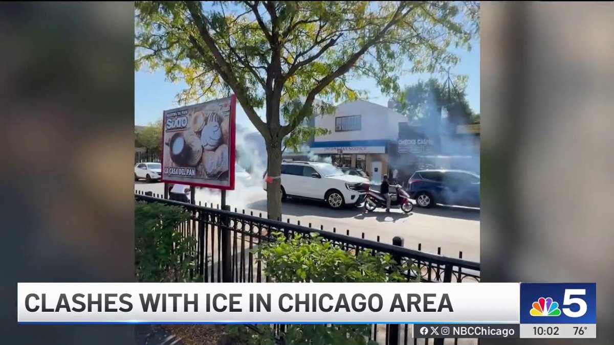 Clashes with ICE reported across Chicago area – NBC Chicago