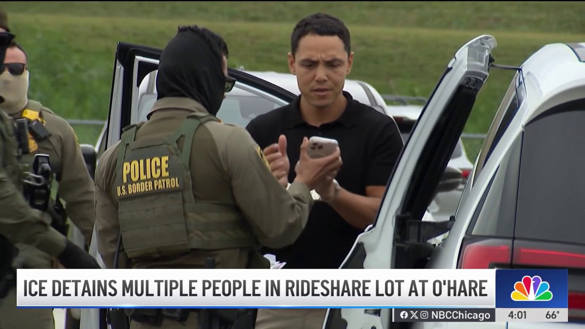 Several people detained by ICE agents at O’Hare Airport lot – NBC Chicago