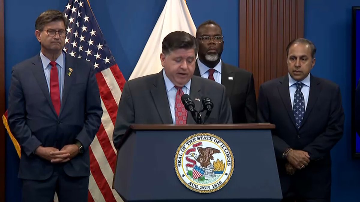 'I won't back down,' Pritzker says as Trump orders hundreds of troops to Chicago