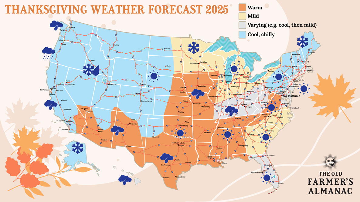 Old Farmer’s Alamanc Thanksgiving weather forecast for Chicago – NBC ...