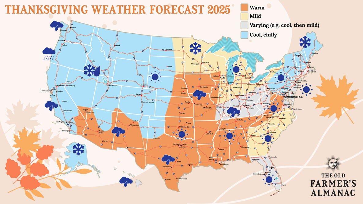 Thanks Climate Old Farmer’s Alamanc Thanksgiving weather forecast for Chicago – NBC ...