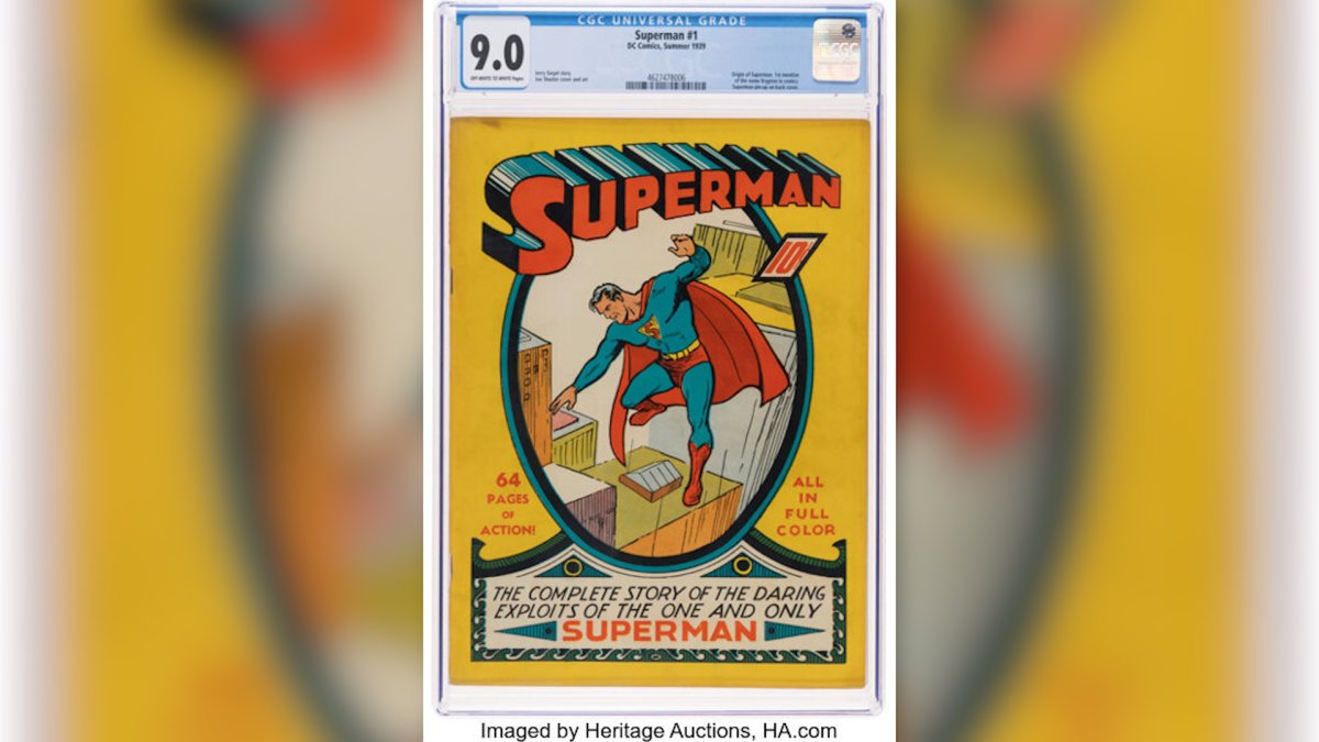 ‘Superman’ comic sells for 9 million, breaking alltime record NBC(00)