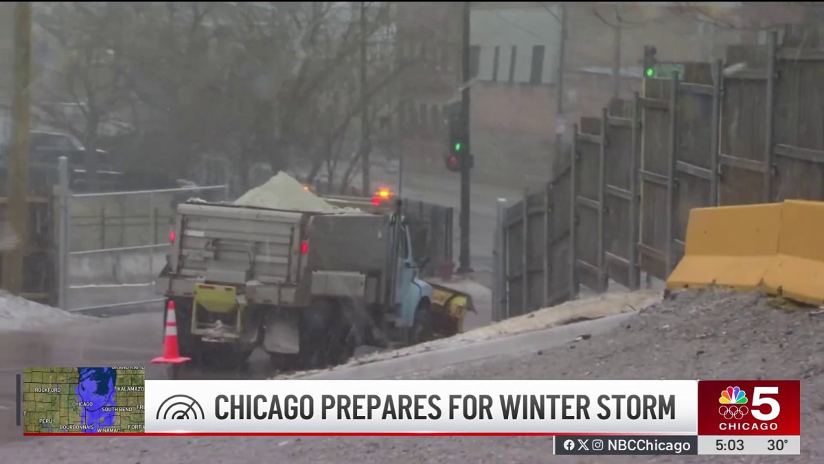 Chicago prepares for first winter storm of the season – NBC Chicago