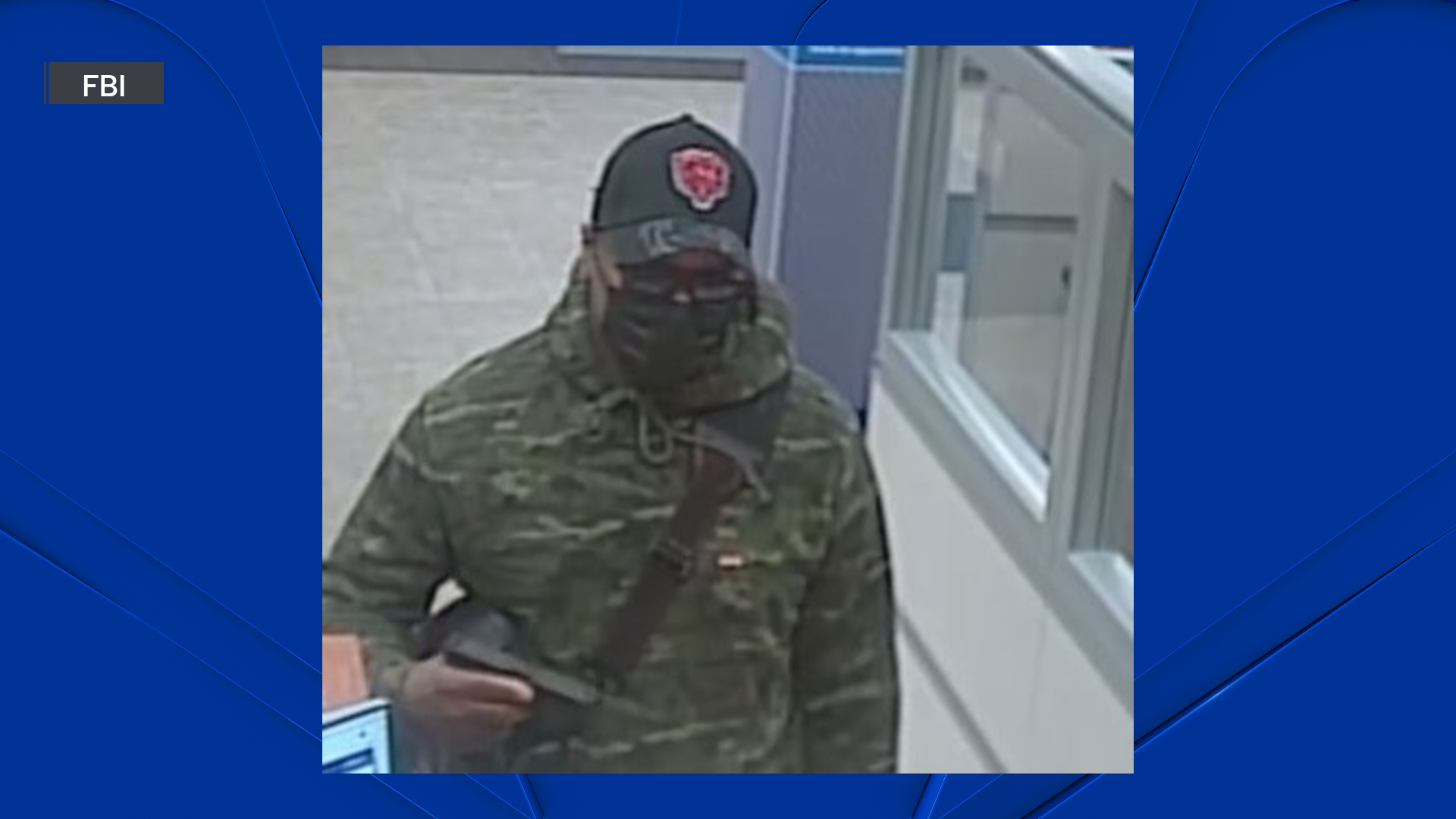 FBI releases images of man wanted for bank robbery in western suburb of Chicago