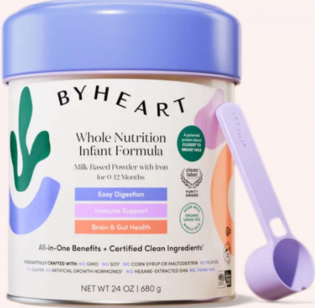 Image of voluntarily recalled infant formula from ByHeart
