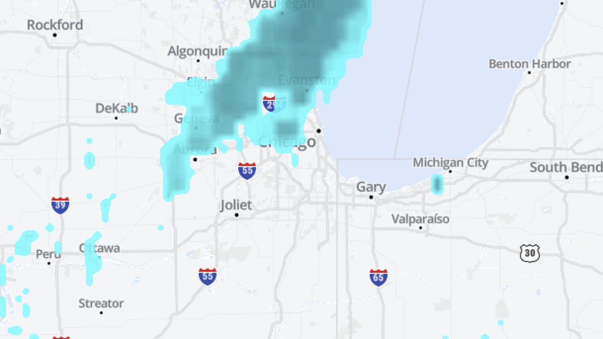 Live radar: Track snow across Chicago area during heavy band of lake effect storm