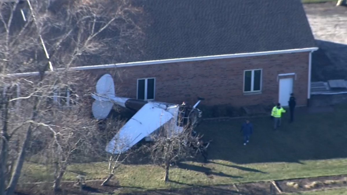 Plane veers off runway during landing, rolls over into a backyard in SW suburb