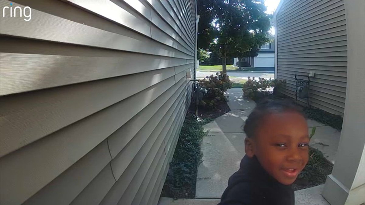 WATCH: Suburban dad shares wholesome moments with son through doorbell camera