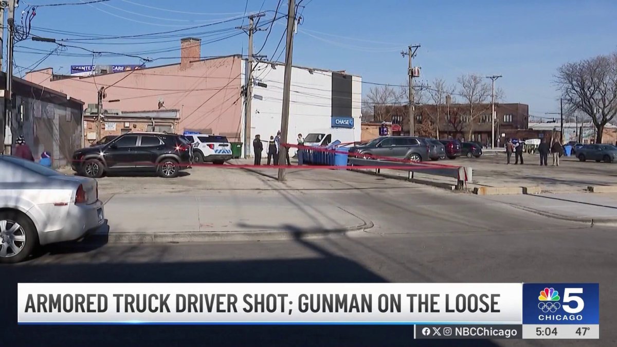 Armored truck driver shot during robbery behind Chicago bank – NBC Chicago