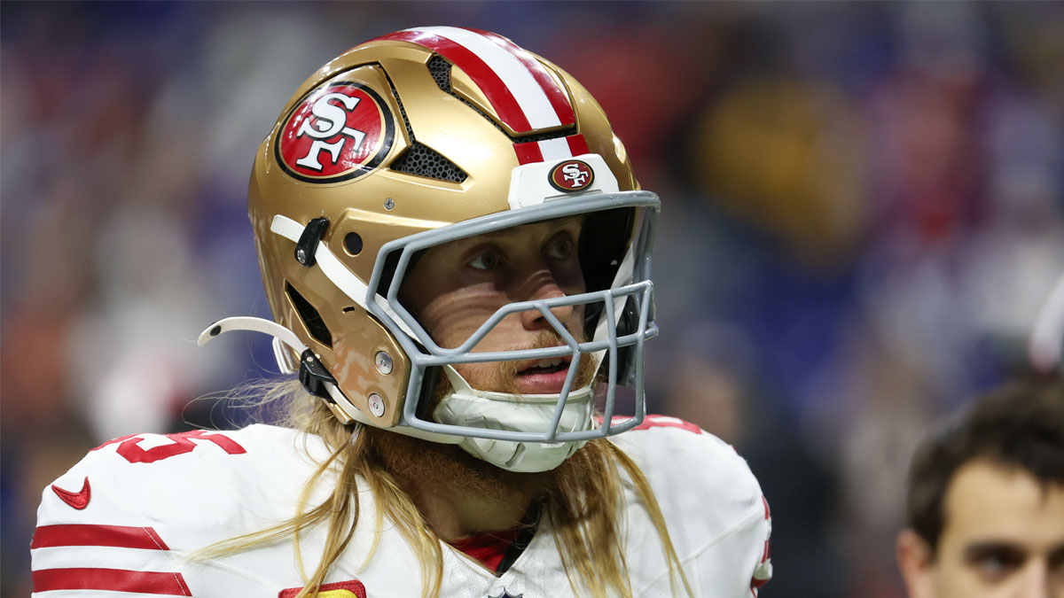George Kittle misses practice, status for Niners game against Bears in question