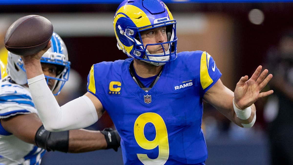 Matthew Stafford suffered injury during Rams last game, McVay says