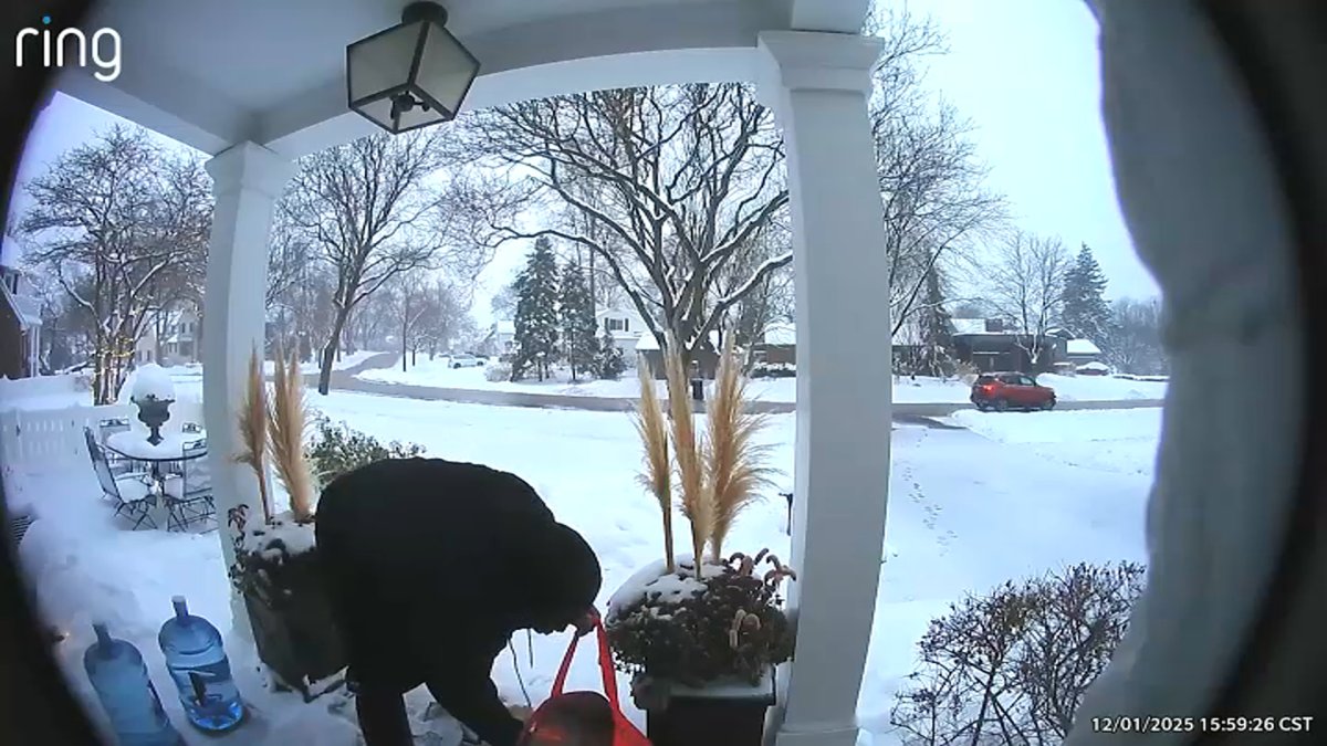Suburban police issued a warning about porch pirates on the prowl, as shoppers awaited Black Friday and Cyber Monday deliveries.