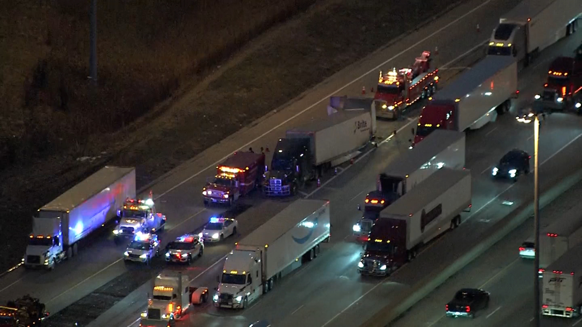 Crash involving beer truck snarls Interstate 80 traffic Monday