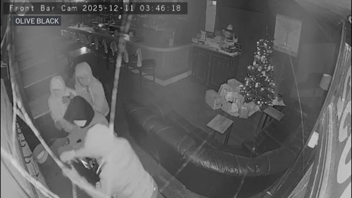 Masked burglars steal ATM and presents under Giving Tree from Lakeview bar