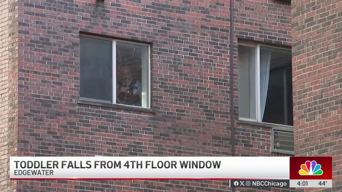 1-year-old in critical condition after falling from 4th floor window