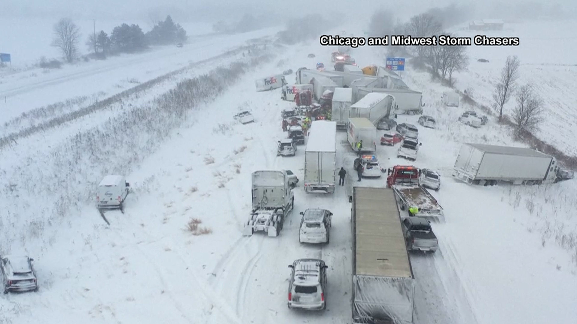 Pileup involving up to 100 cars reported on Michigan highway: ‘Avoid driving today'