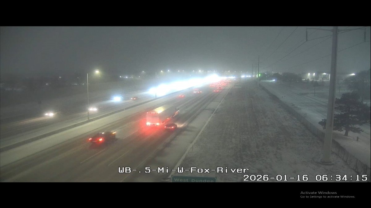 Chicago weather: Track live radar, road conditions as scattered snow showers spread across area