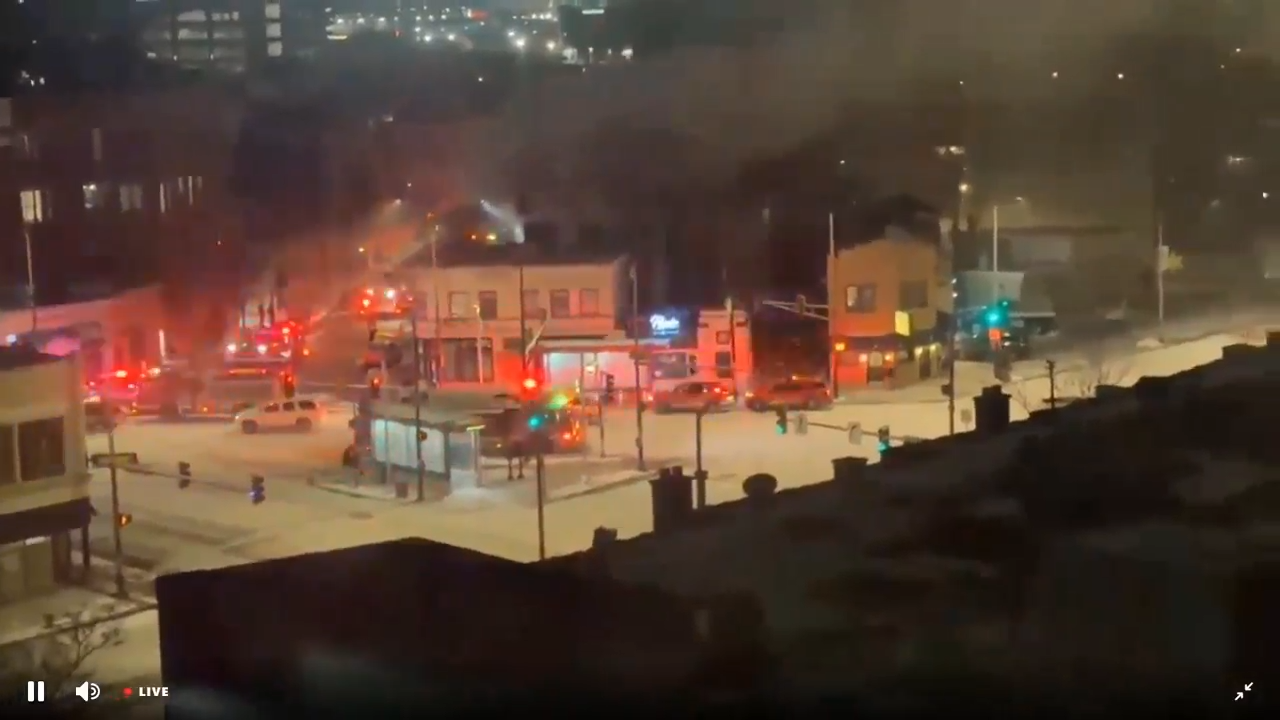 2 firefighters among 3 injured in Noble Square house fire