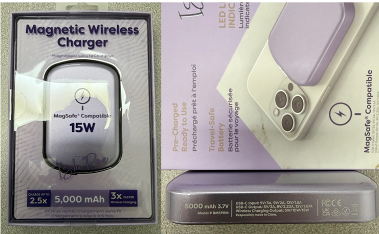 Isla Rae Wireless Charger - Purple