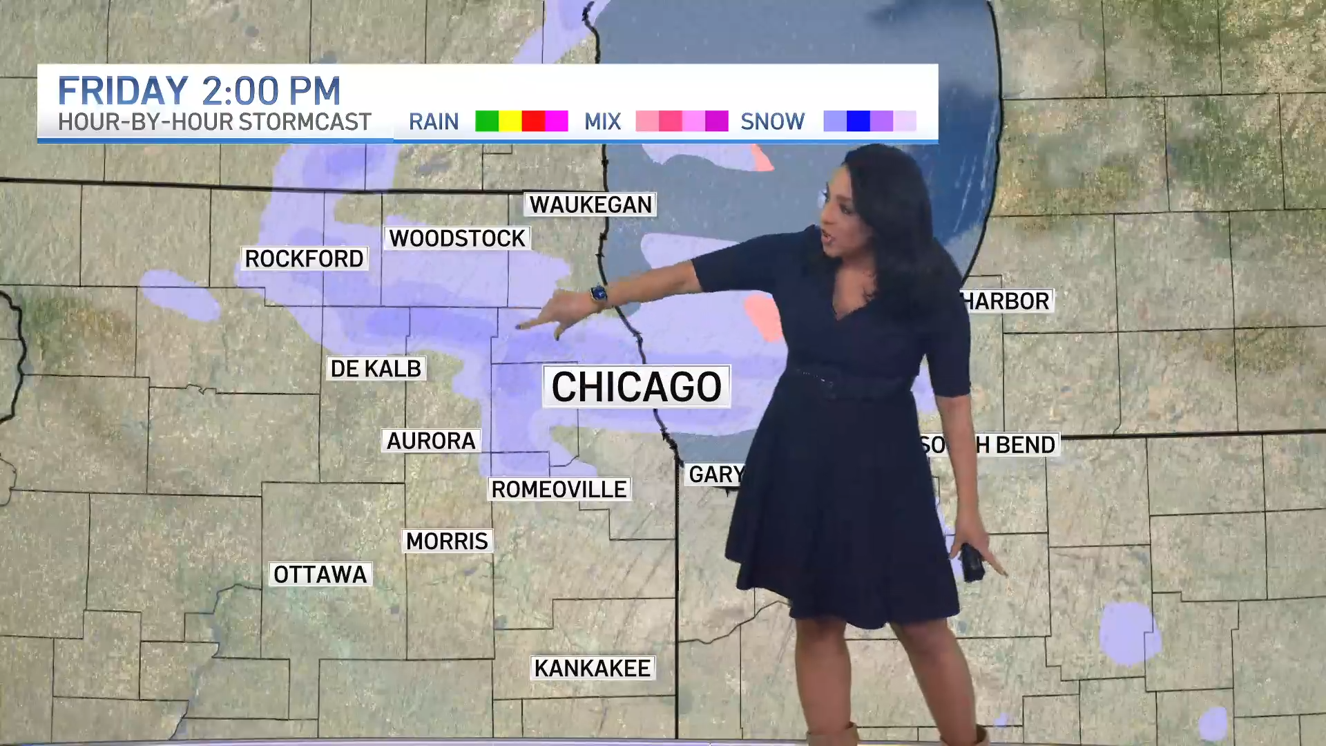 Winter storm warnings issued for Chicago area as 1st round of snow moves in