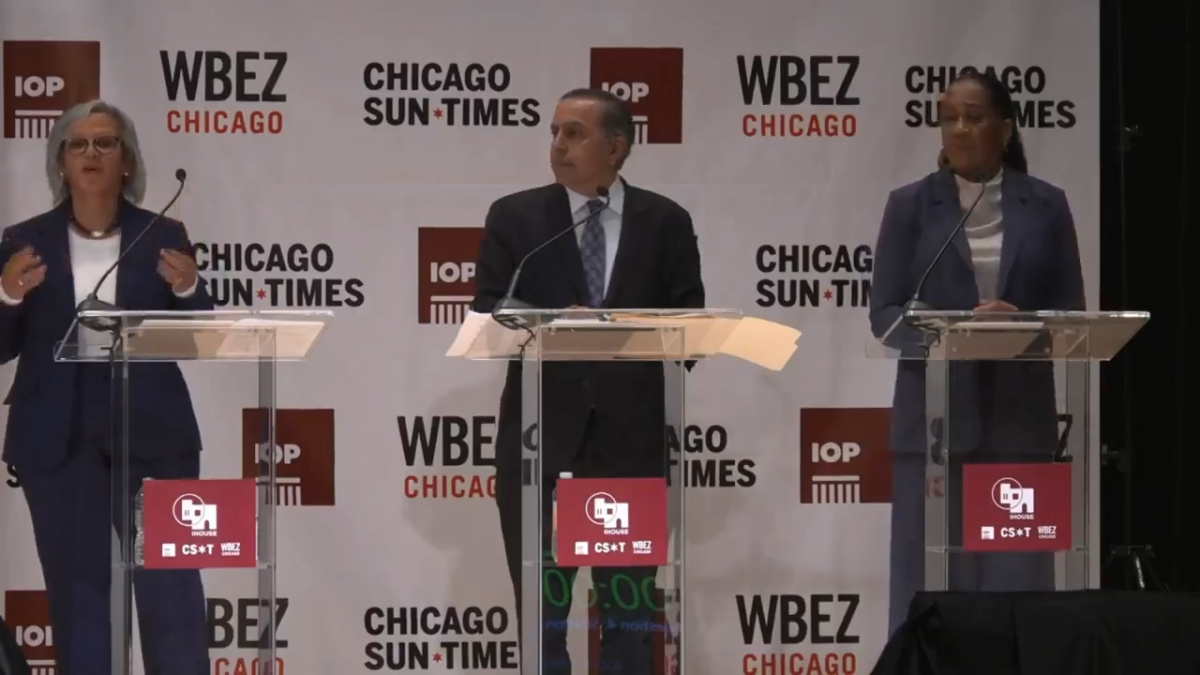Leading Democratic candidate Rep.Raja Krishnamoorthi faced strong opposition from Illinois Lt. Gov. Julianna Stratton during the first formal debate in the...