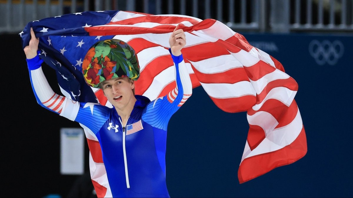 Jordan Stolz shines in 500m to capture second Olympic gold – and his journey is far from over