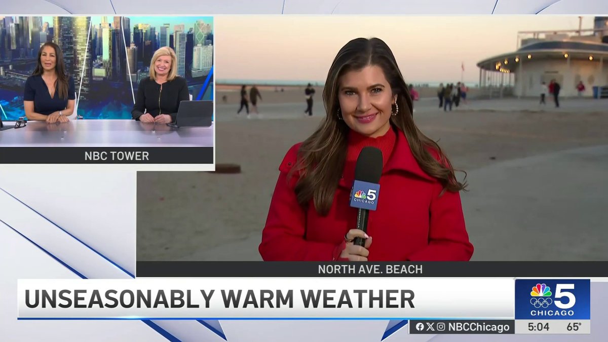 Chicagoans celebrate unseasonably warm weather this week – NBC Chicago