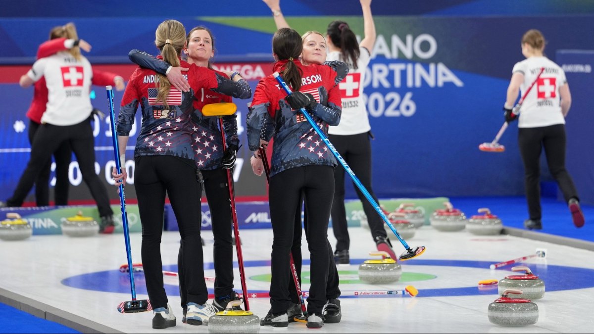 Top moments from Team USA's women's curling semifinal against Switzerland