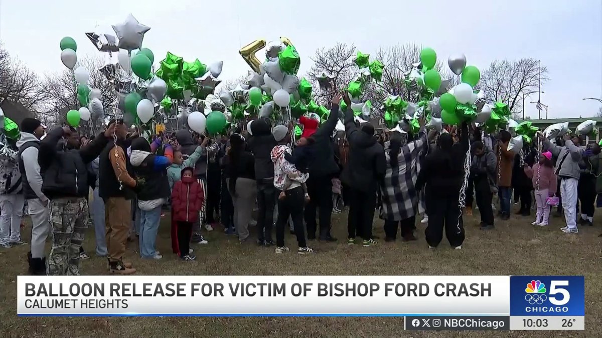 Balloon release for dancers killed in Bishop Ford crash – NBC Chicago