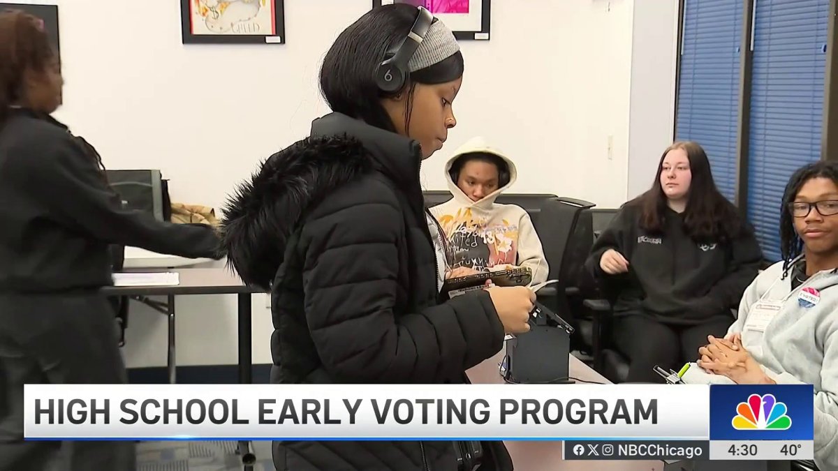 Hundreds of high school students in Cook County cast their first ...