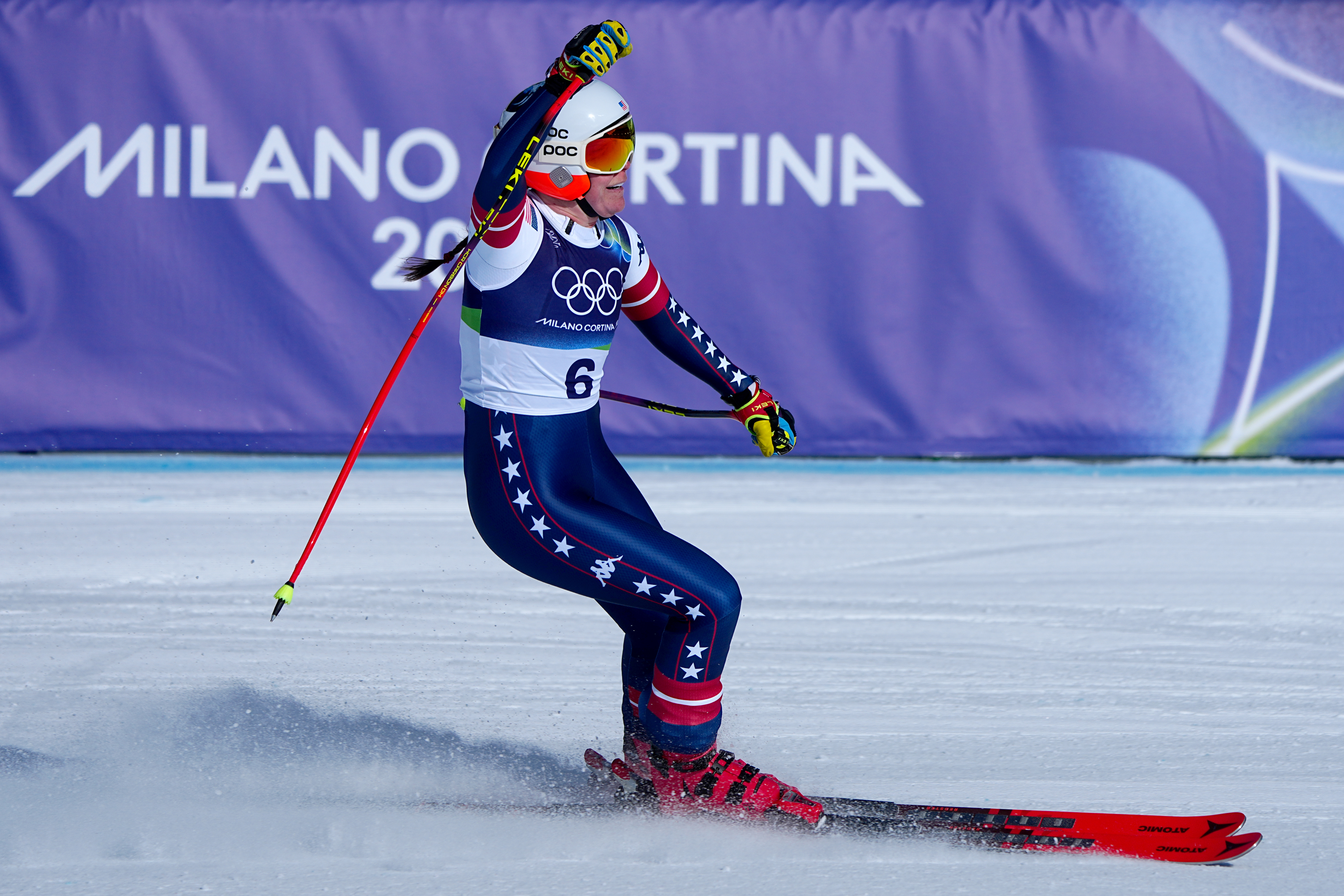 Breezy Johnson wins downhill gold for Team USA's first medal of Milan Cortina