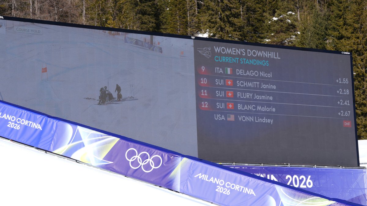 Lindsey Vonn's sister speaks from bottom of mountain after watching crash