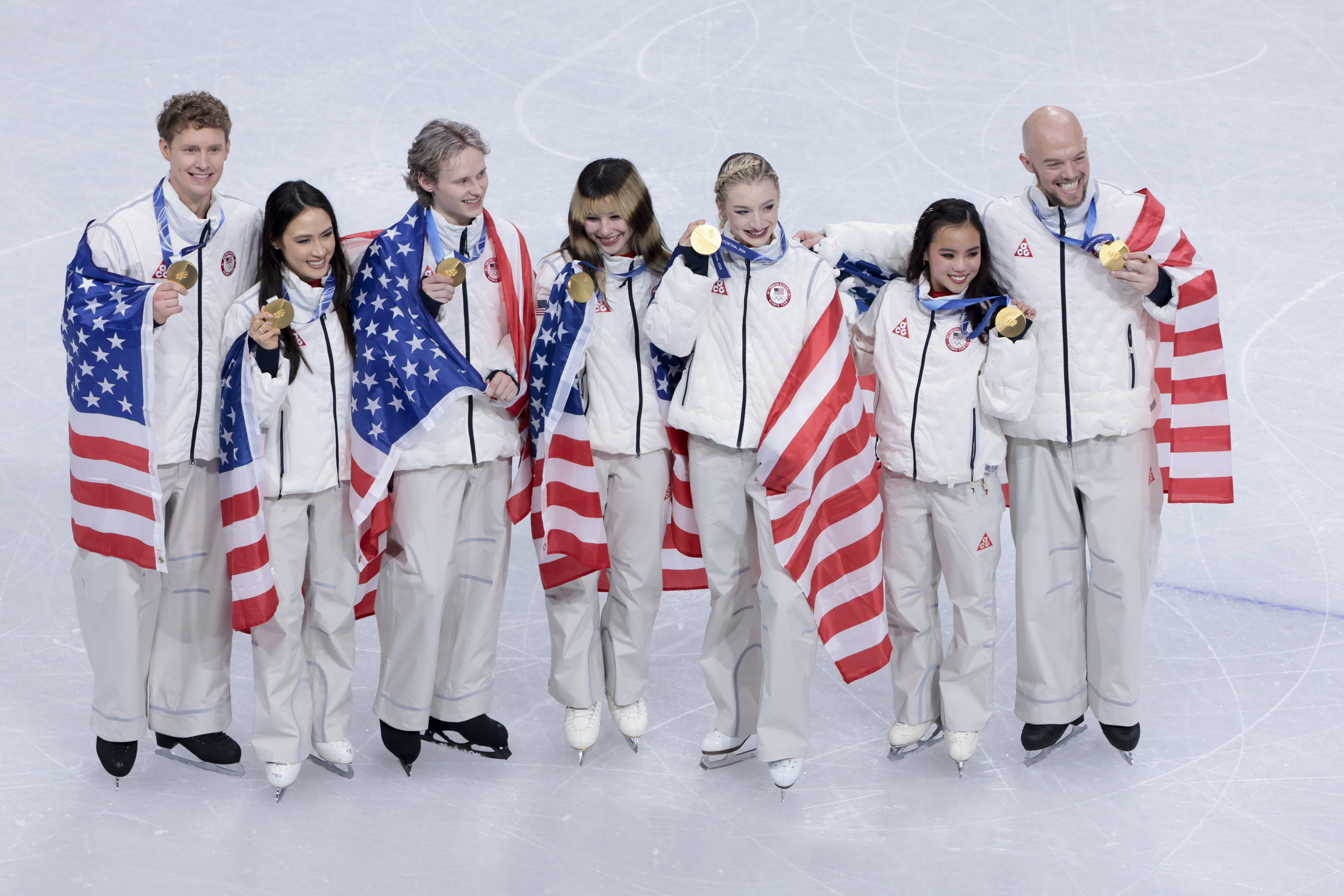 2026 밀라노-코르티나 동계올림픽 피겨스케이팅 경기 장면