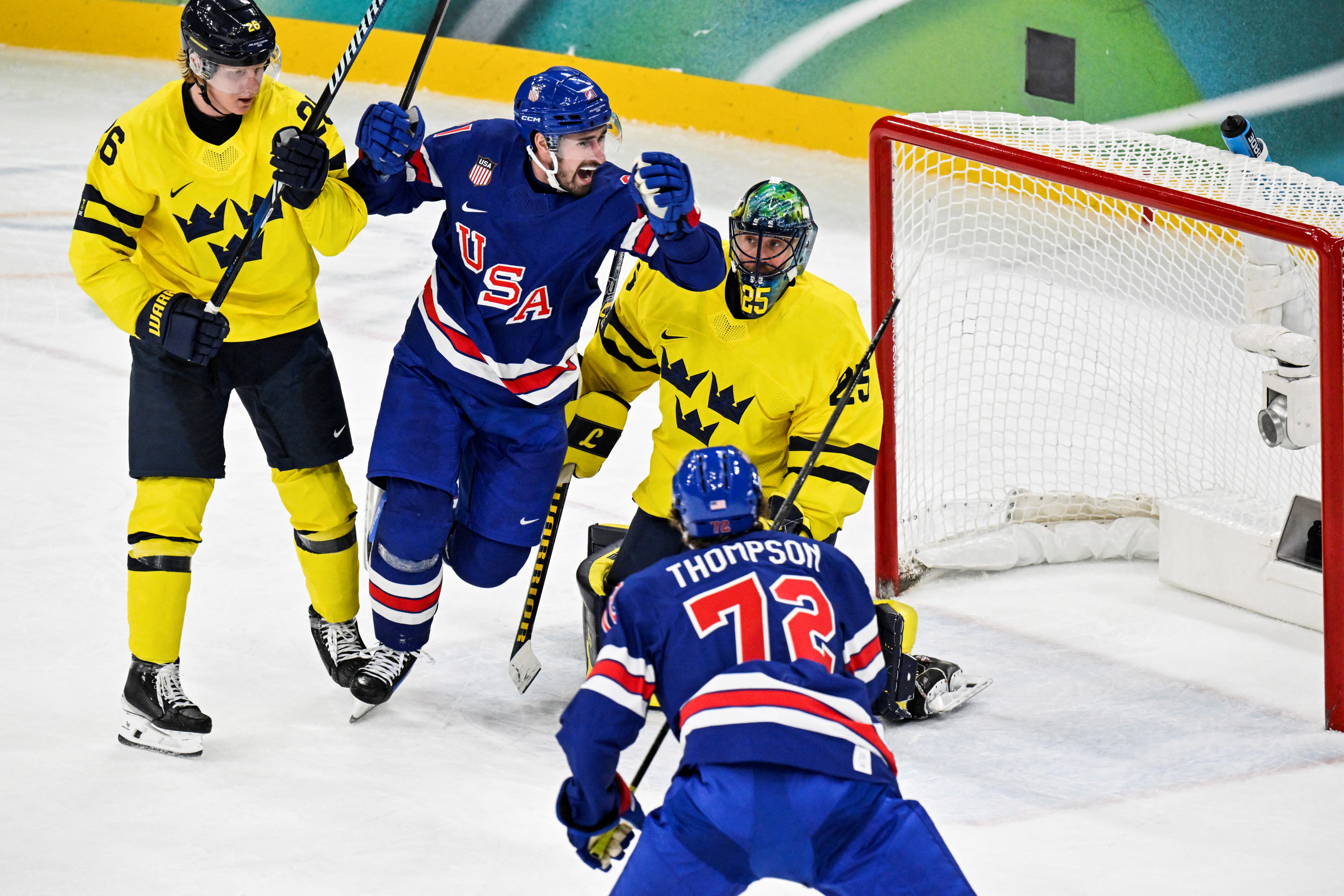 US mens hockey team battles Sweden in overtime thriller