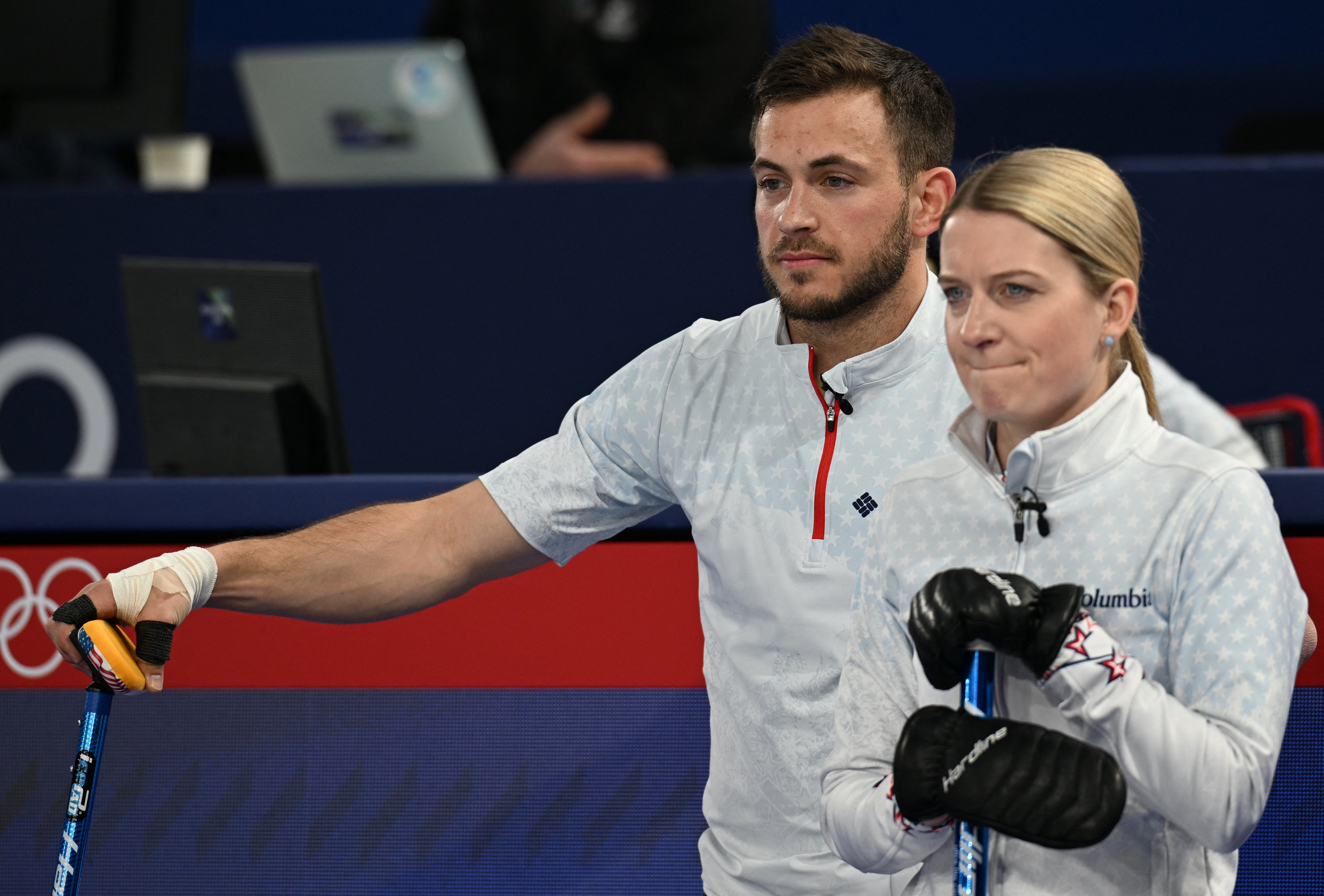 U.S. curling's mixed doubles team advances to playoff round for first time
