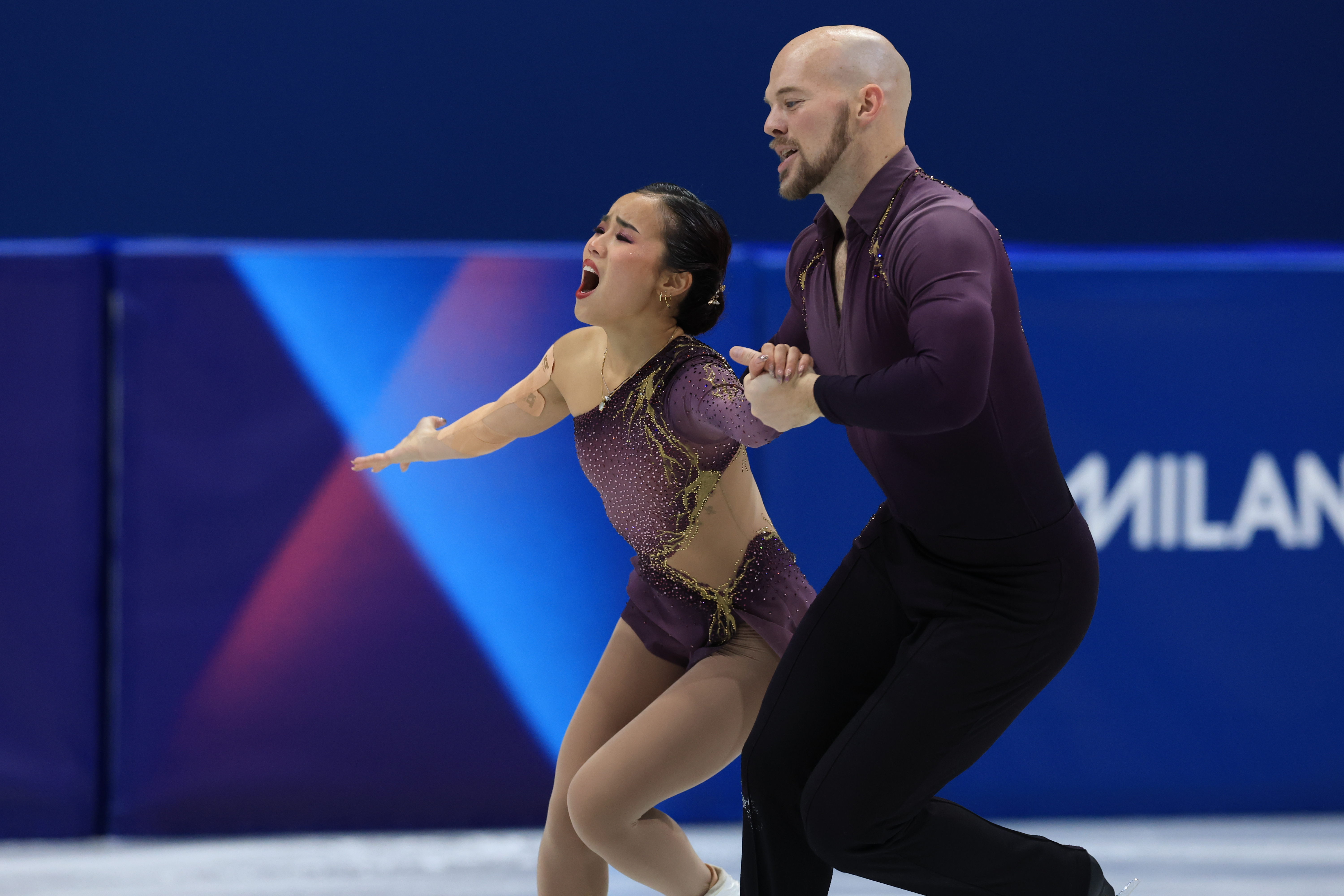 U.S. pairs figure skating teams speak after short program