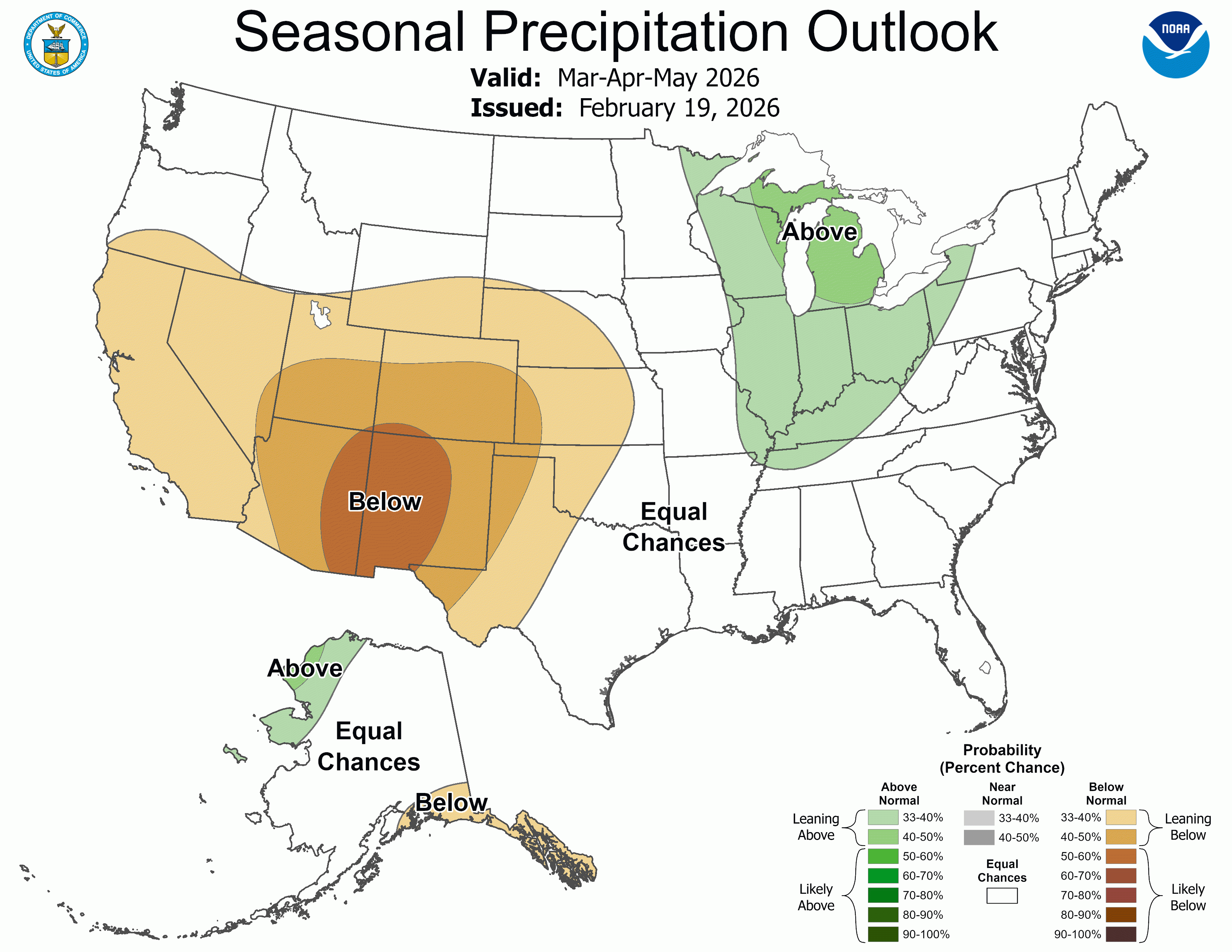 MAP: See the Seasonal Weather Outlook for spring across the U.S. – NBC ...