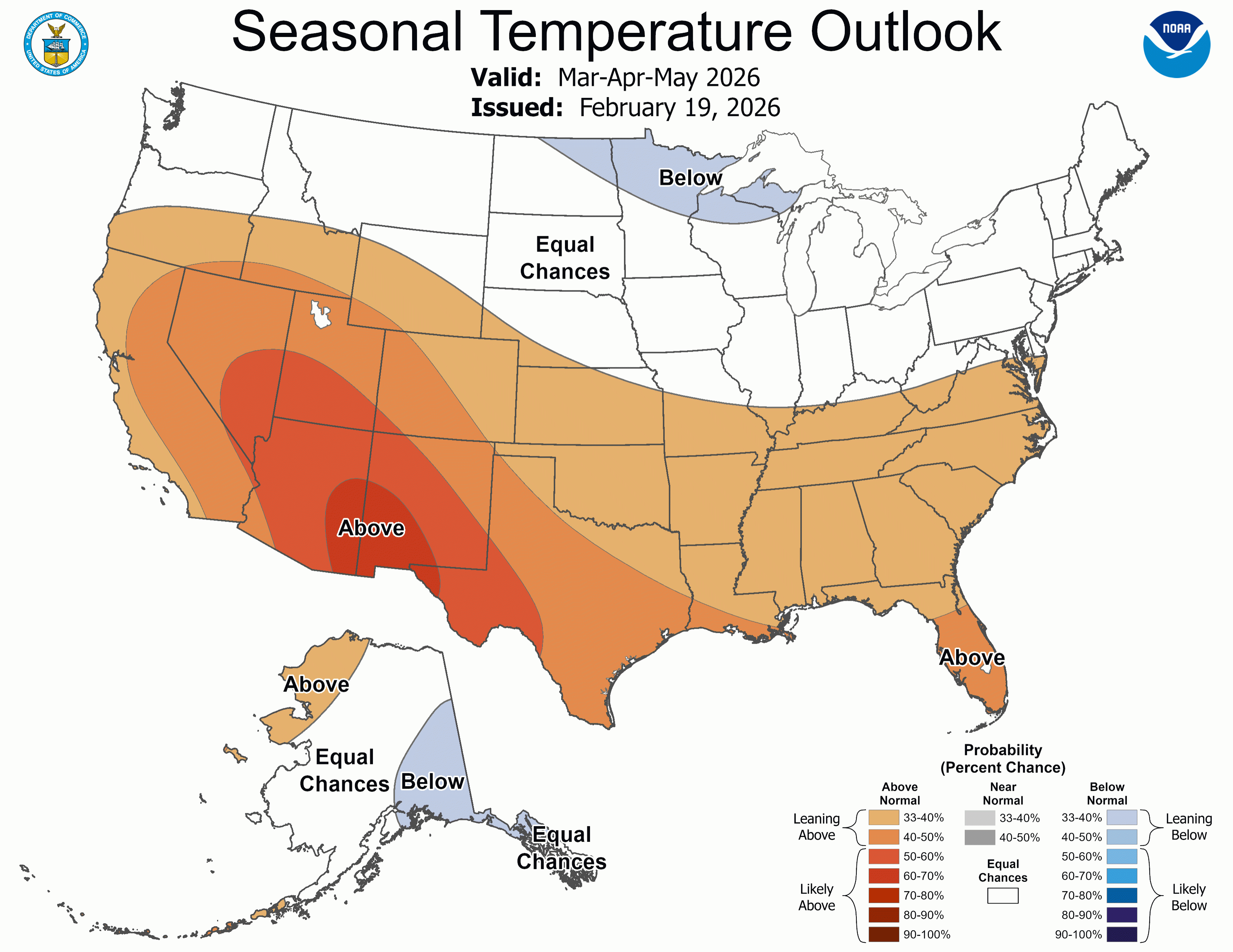 Nbc Local Map MAP: See the Seasonal Weather Outlook for spring across the U.S. – NBC ...