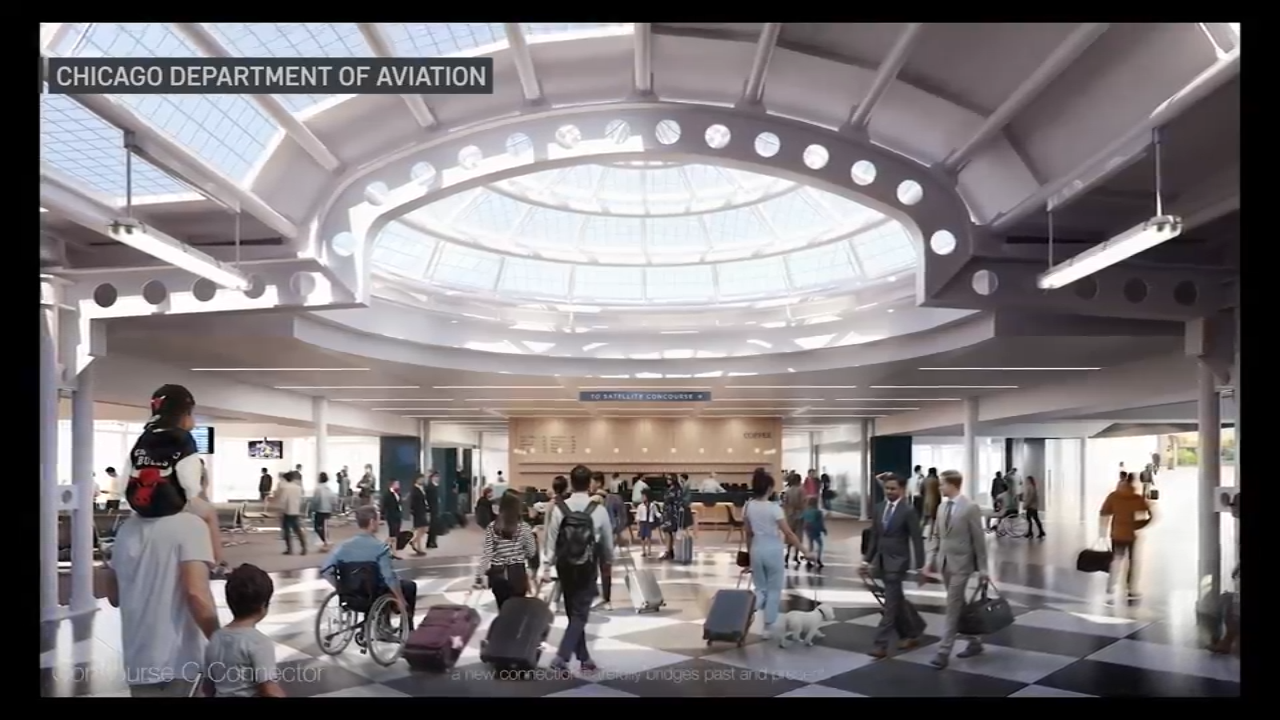 See renderings of the new Concourse D at O’Hare Airport – NBC Chicago