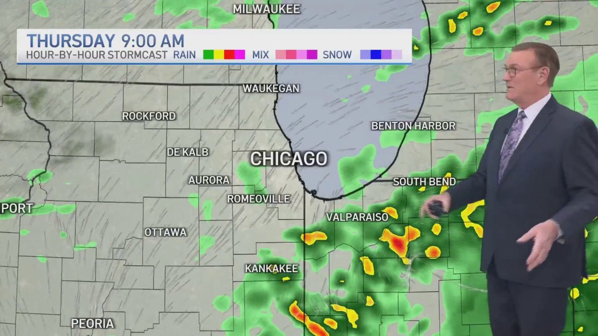 Wednesday evening forecast: Showers, severe storms loom in area – NBC ...