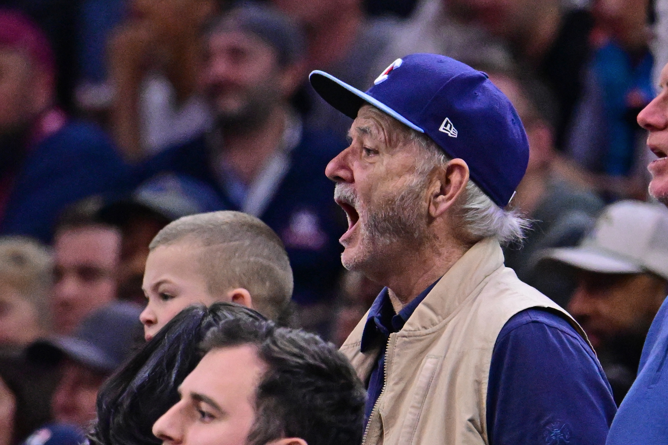 Bill Murray goes wild for UConn as they clinch spot vs. Illinois