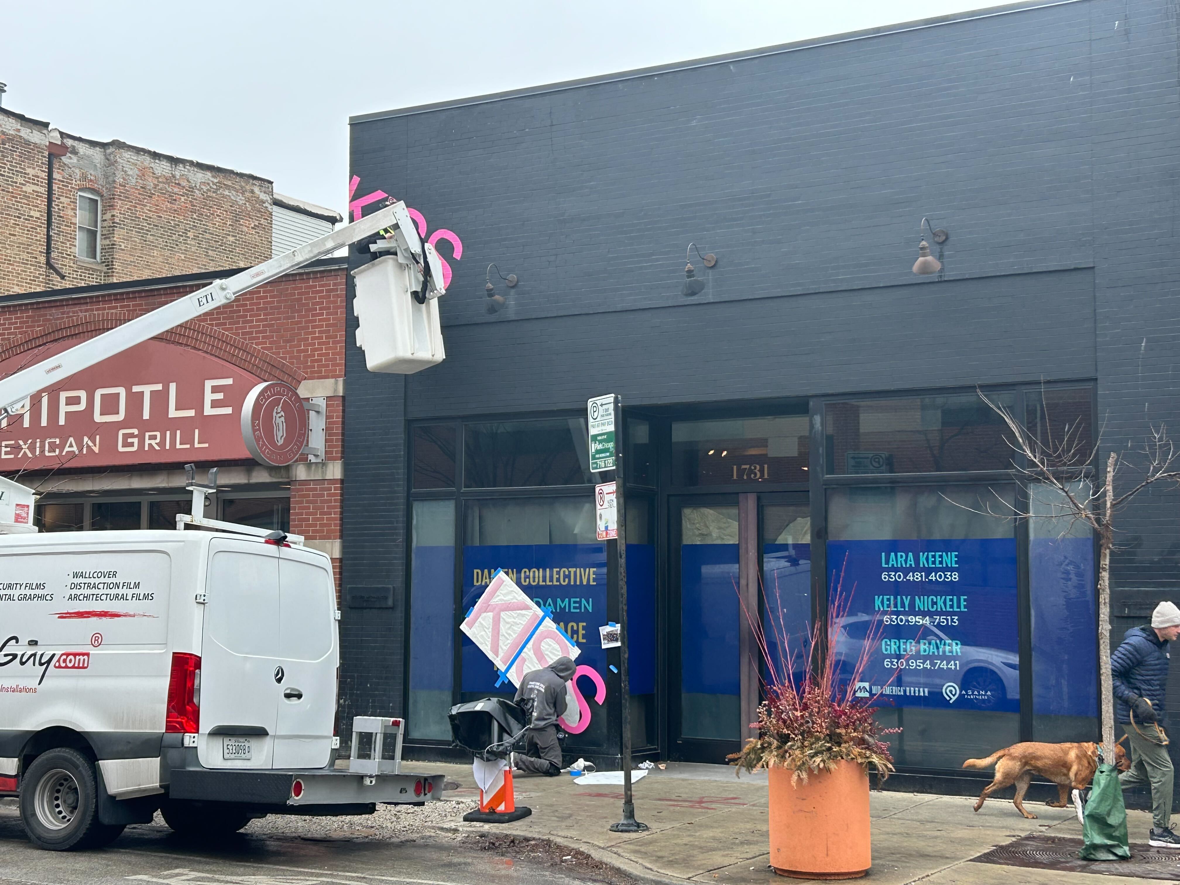 Prep underway for Harry Styles' KATTDO album pop-up in Chicago