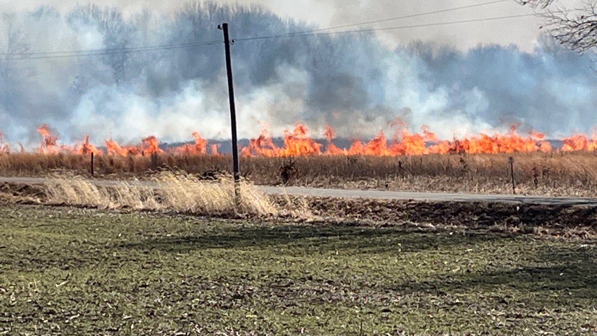 Firefighter faces arson charges after Illinois wildfire burns hundreds of acres