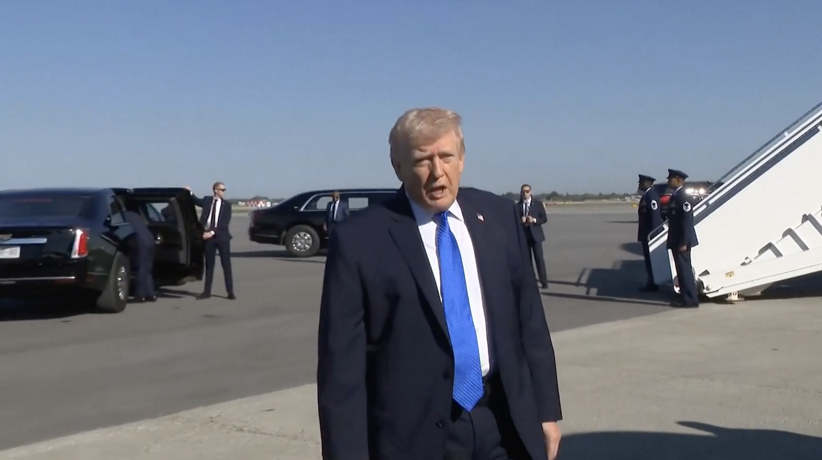 Trump threatens to call in National Guard to U.S. airports if ICE isn't enough